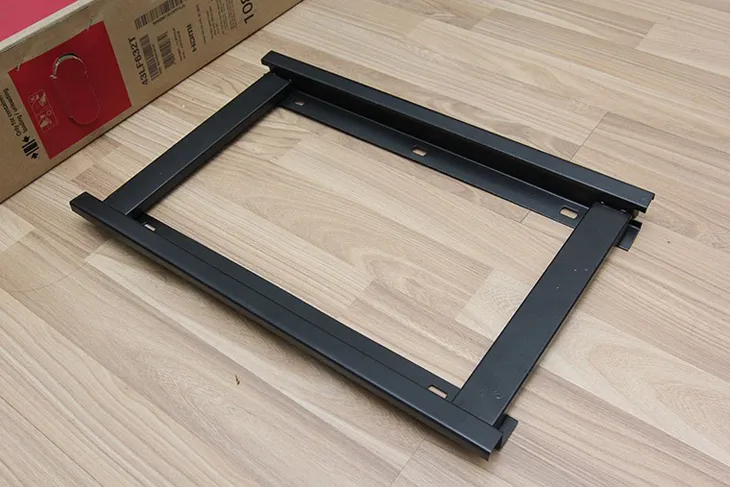 Hoàn thành khung giá treo thẳng