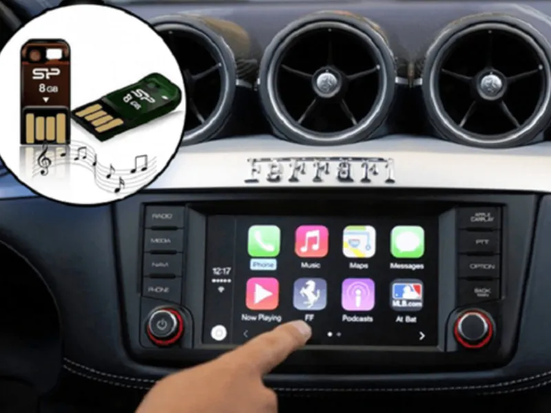 Cần phải chép nhạc vào usb trước khi cắm vào ô tô
