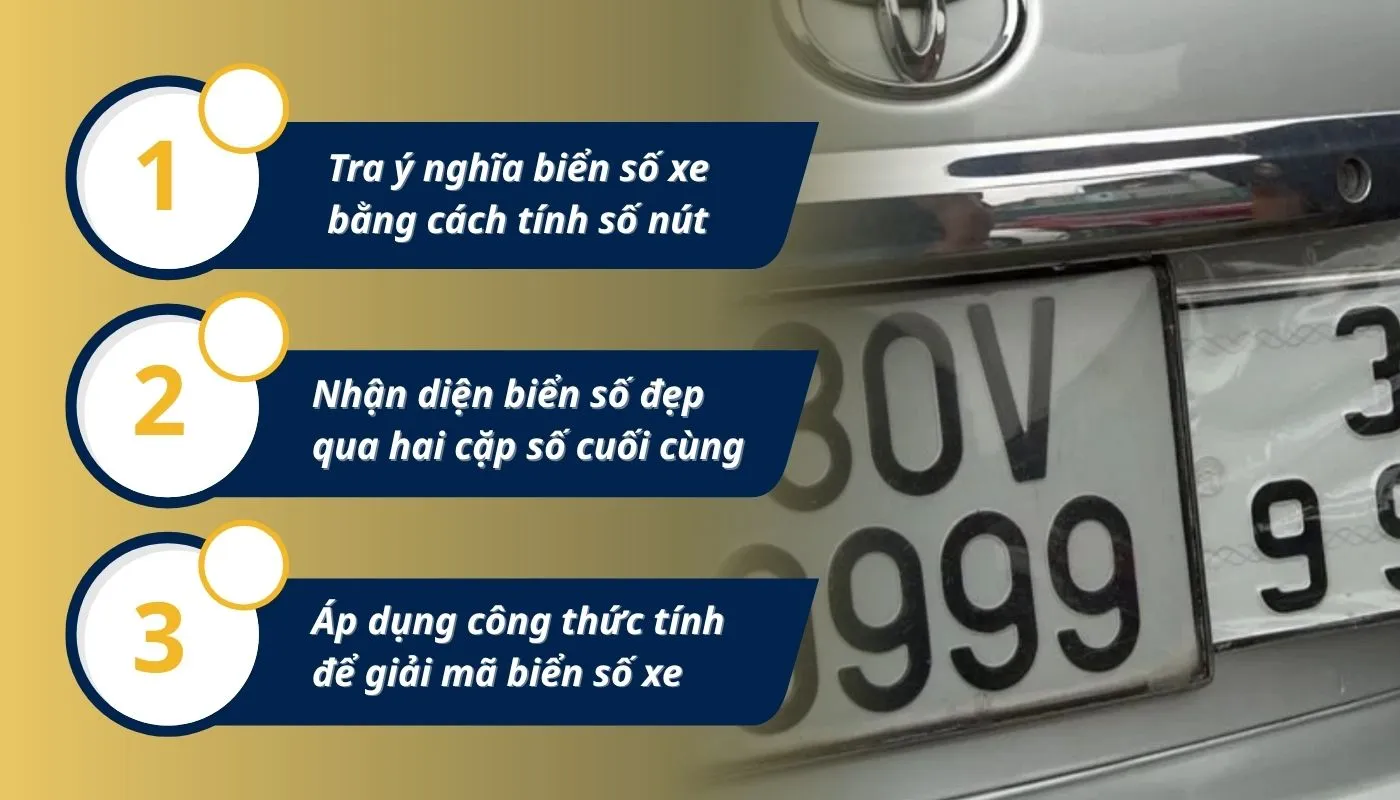 Các chuyên gia phong thủy luận đoán biển số ô tô hợp phong thủy