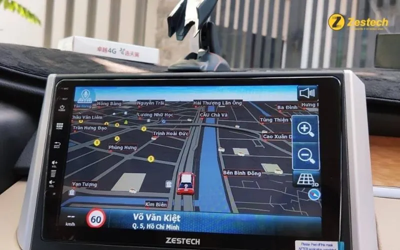 VietMap S1 – trợ lý dẫn đường thông minh được tích hợp trên màn hình Zestech