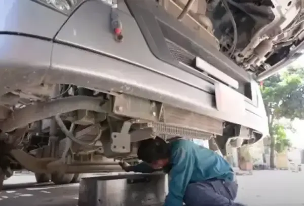 cách tăng thắng xe tải: Vị trí điều chỉnh bố thắng hơi trên xe tải