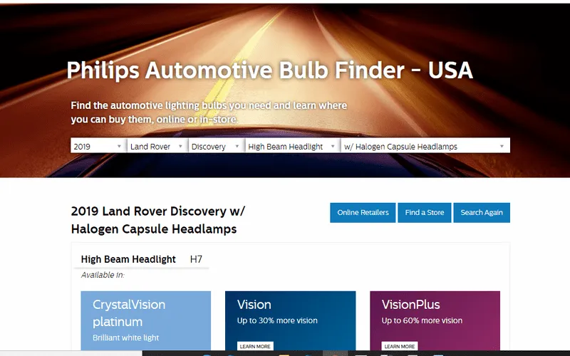 Hướng dẫn tra cứu các loại chân bóng đèn ô tô online qua website chuyên ngành