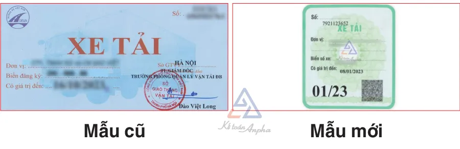 So sánh mẫu phù hiệu xe tải cũ và mẫu phù hiệu xe tải mới nhất theo Thông tư 12/2020/TT-BGTVT, cách tra cứu phù hiệu xe tải