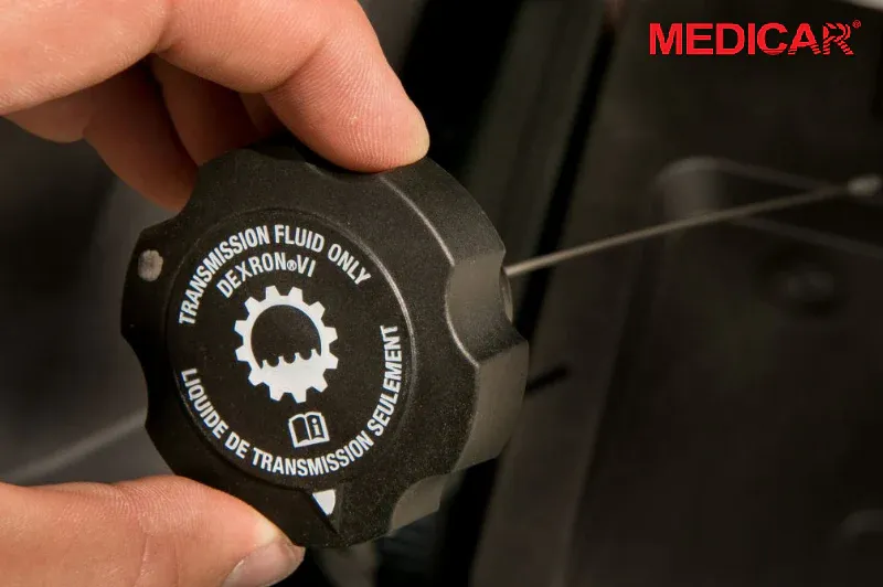 Que thăm hộp số tự động có vùng HOT và COLD riêng biệt