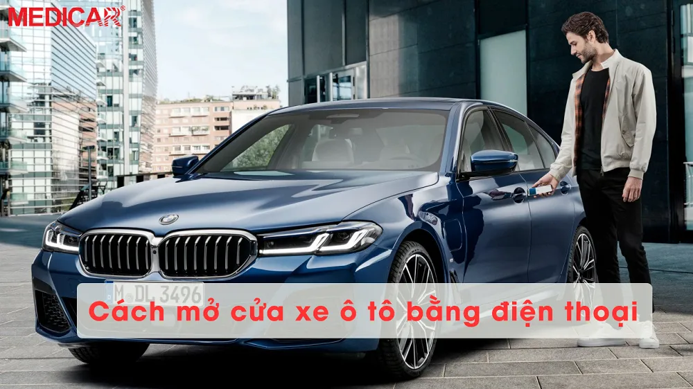 Cơ chế hoạt động của hệ thống mở cửa xe ô tô bằng điện thoại
