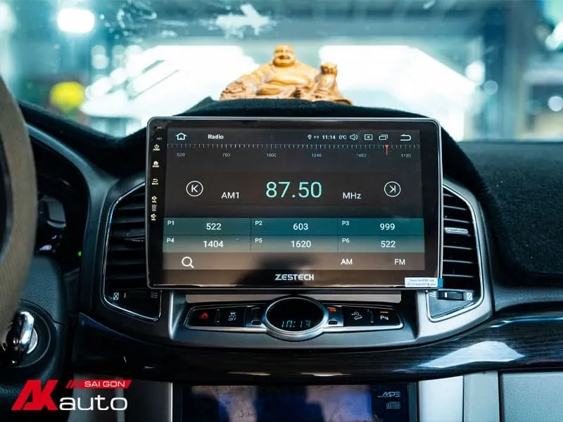 Cài đặt lưu kênh FM cho màn hình android ô tô