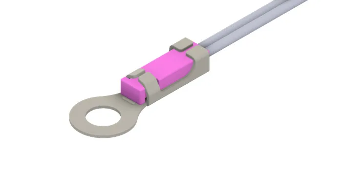 Cảm biến PPS đầu kim loại đồng thau tăng khả năng dẫn nhiệt Cảm biến PPS tứ giác đầu kim loại bằng đồng thau