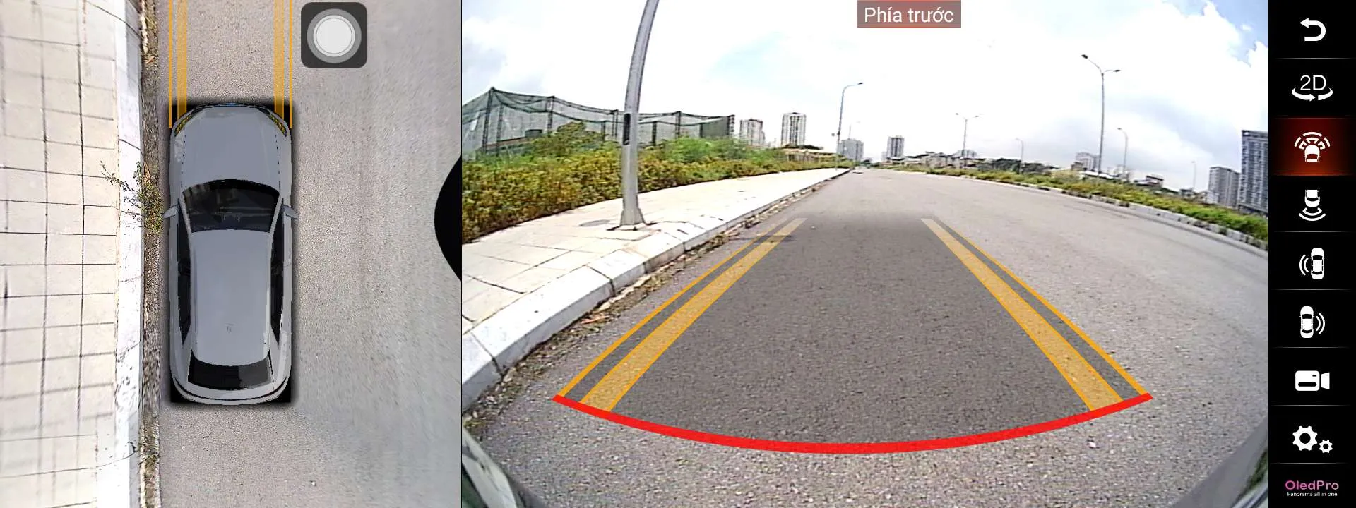 Màn hình hiển thị camera 360 trên ô tô