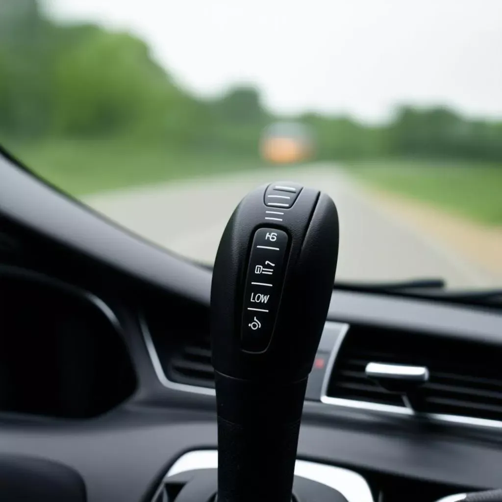 Cần điều khiển gạt nước trên ô tô Vios