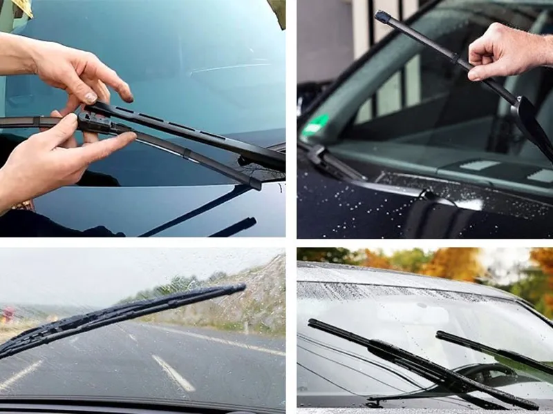 Alt text mô tả việc thay thế lưỡi gạt nước ô tô khi chúng không còn hoạt động hiệu quả