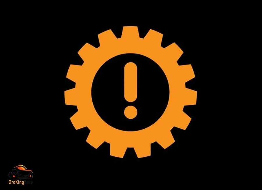 Biểu tượng lỗi hộp số tự động có dấu chấm than cảnh báo trên ô tô