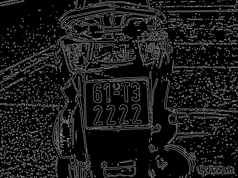 Kết quả Canny edge detection