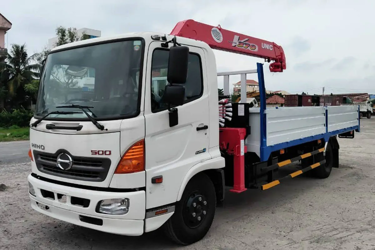 Xe cáº©u tá»± hÃ nh 3 táº¥n (Hino & Unic)