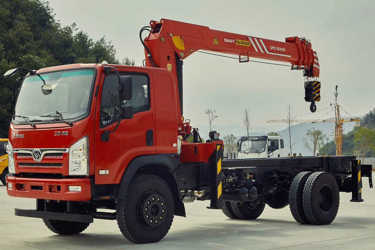 Xe cáº©u tá»± hÃ nh 7 táº¥n (Sany & Palfinger)