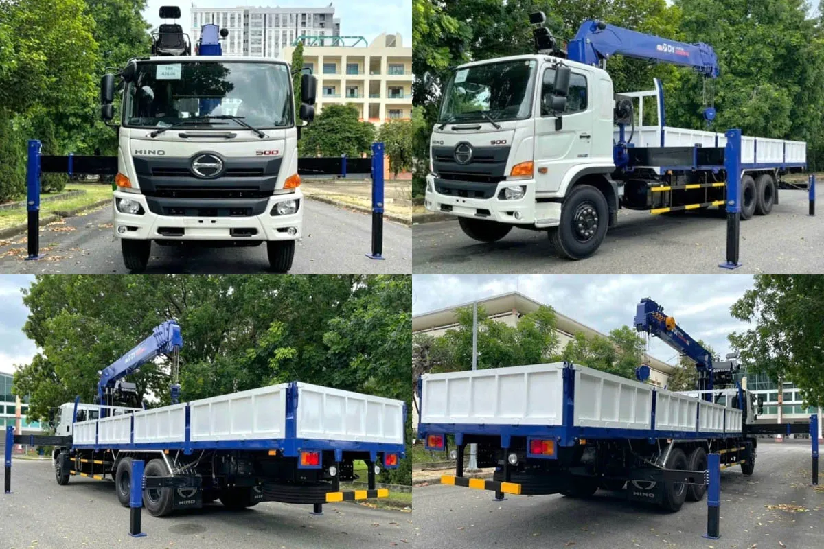 Xe cáº©u tá»± hÃ nh 8 táº¥n (Hino & Dongyang)