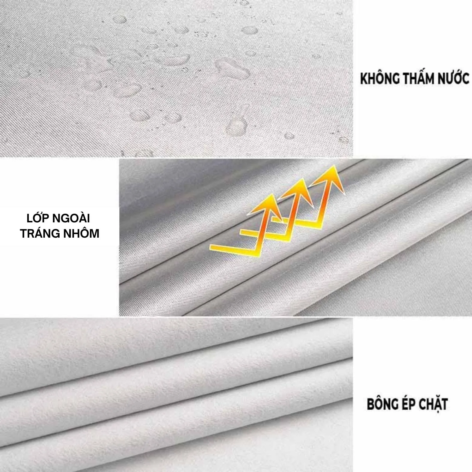 cấu tạo bạt phủ ô tô tráng nhôm