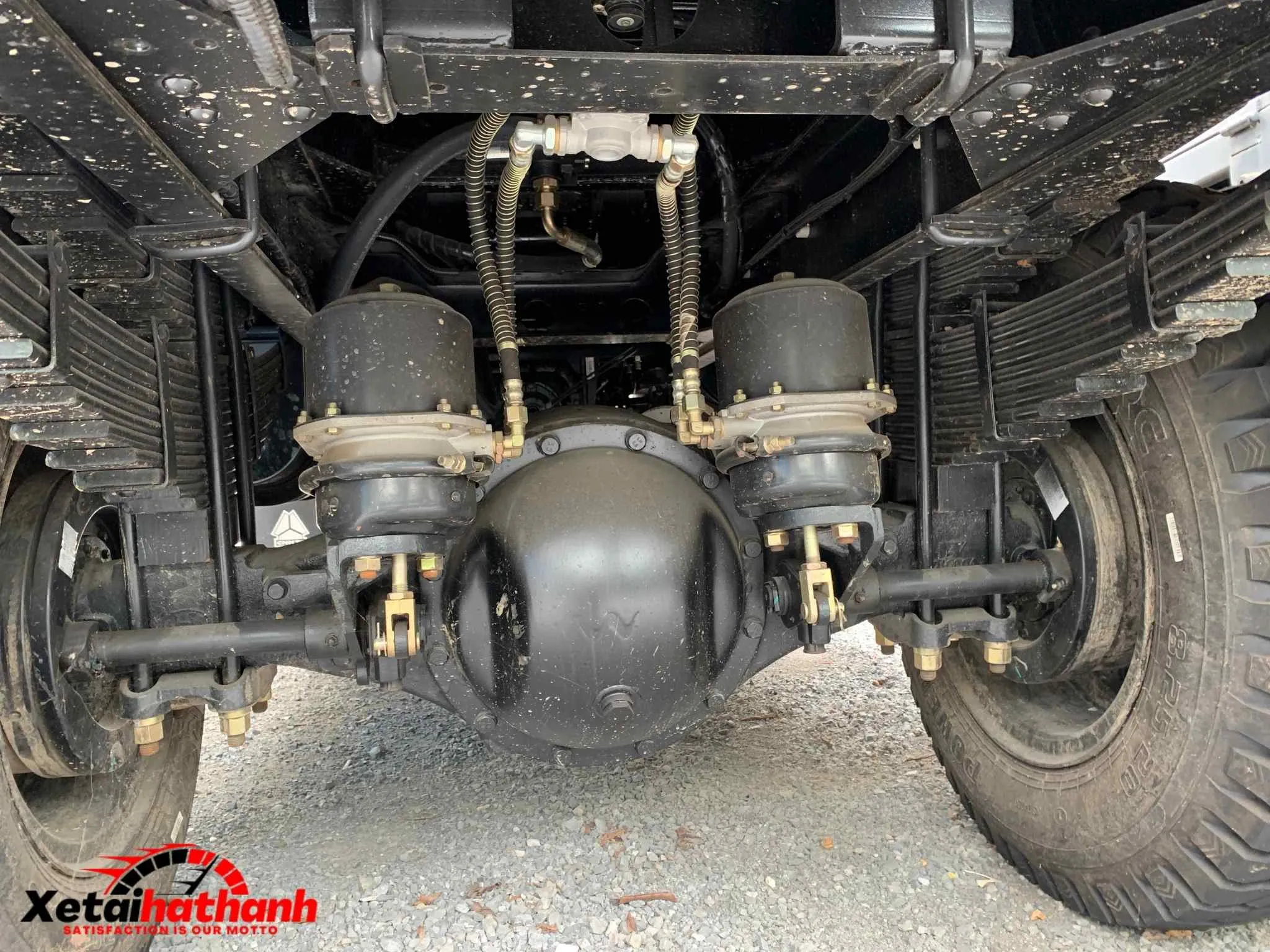 Cầu xe ben TMT 6T5 2 cầu cho khả năng chịu tải lớn