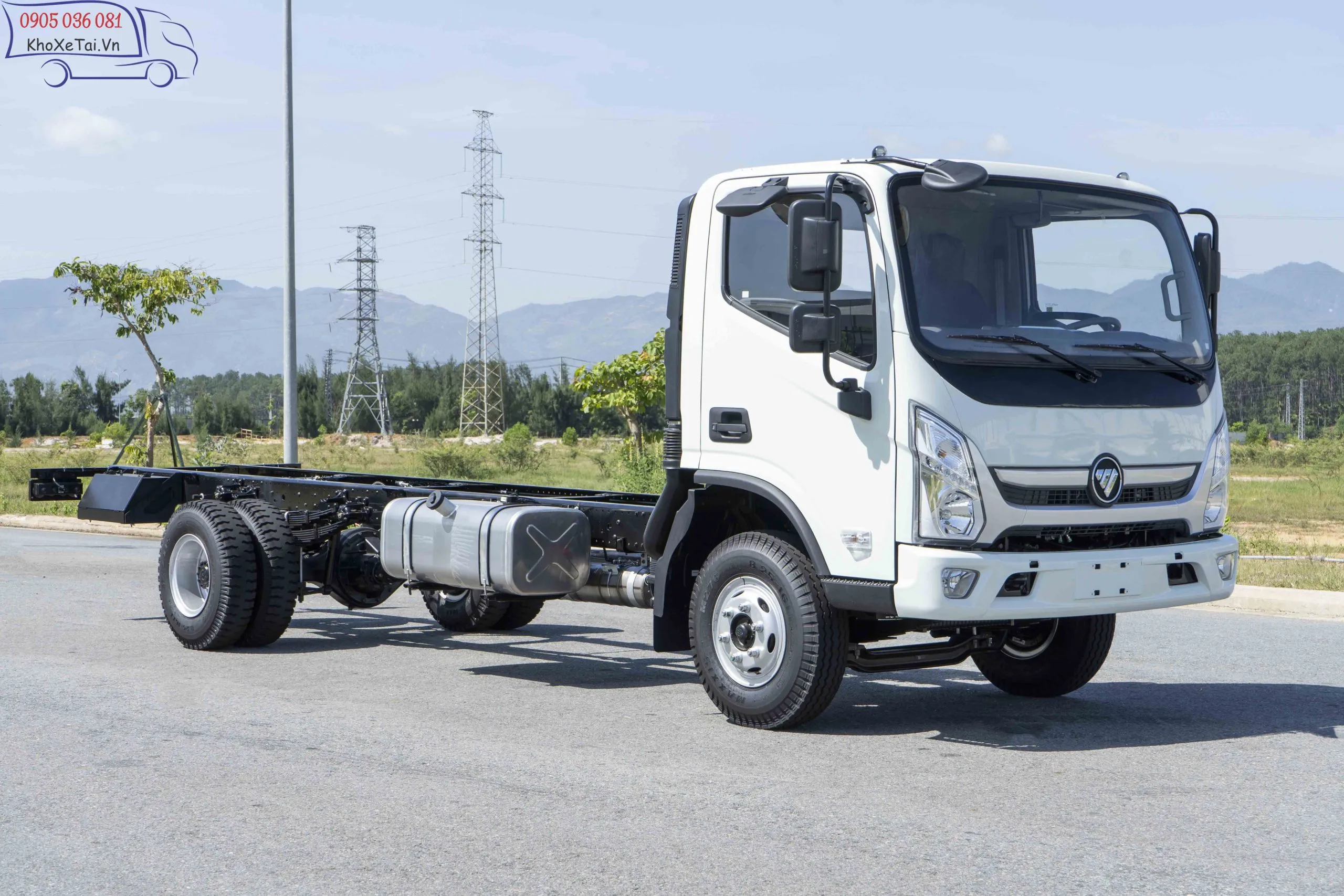 Hệ khung gầm chassis xe tải Thaco Ollin S720 mạnh mẽ