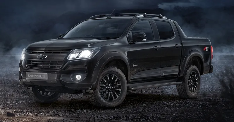 allintitle:Xe Bán Tải Chevrolet Colorado 2019 Midnight Edition nhìn từ góc trước tại Thái Lan