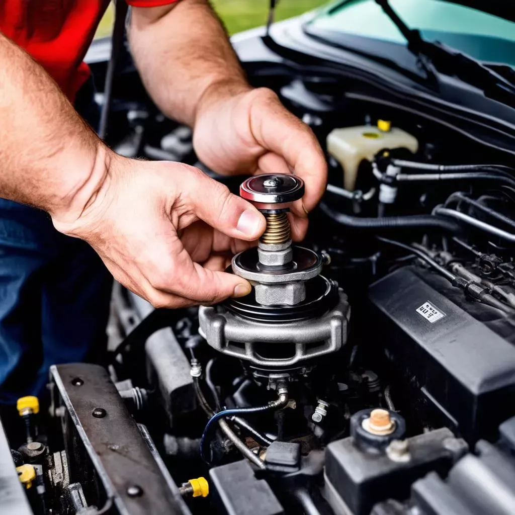 Hình ảnh chi tiết van tiết lưu ô tô và các bộ phận liên quan