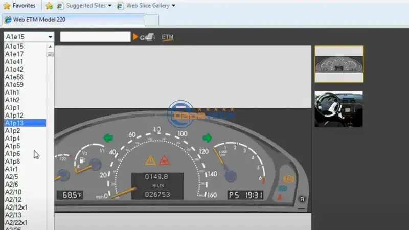 Chọn bộ phận xe Starfinder