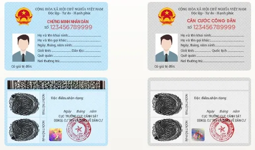 Giấy tờ tùy thân cần thiết cho hồ sơ B2