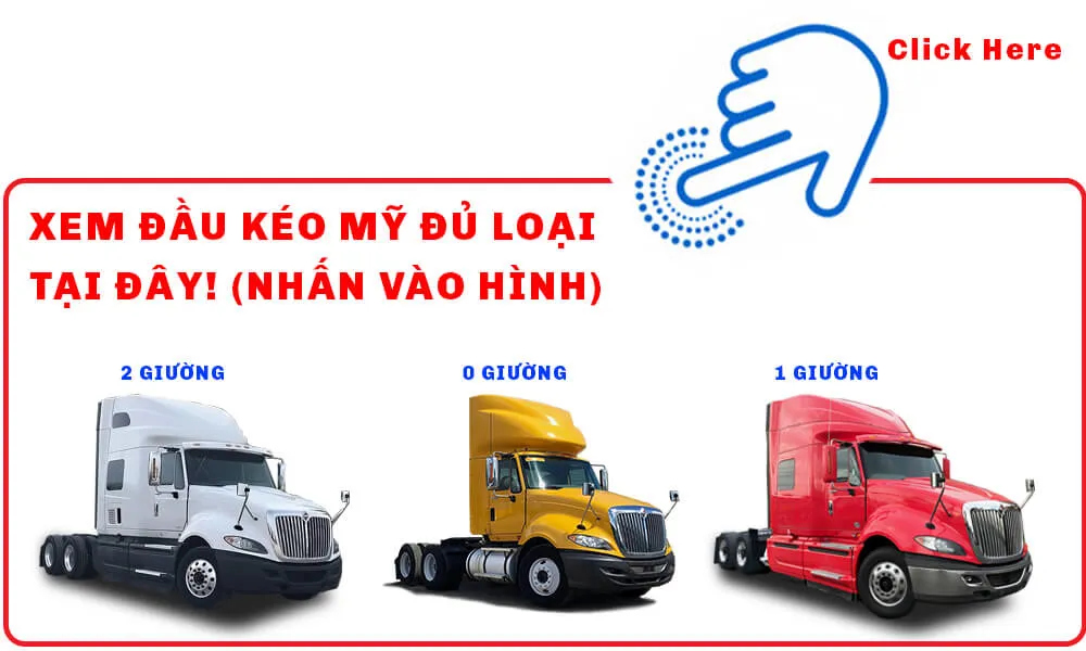 Danh mục xe đầu kéo Mỹ International tại showroom