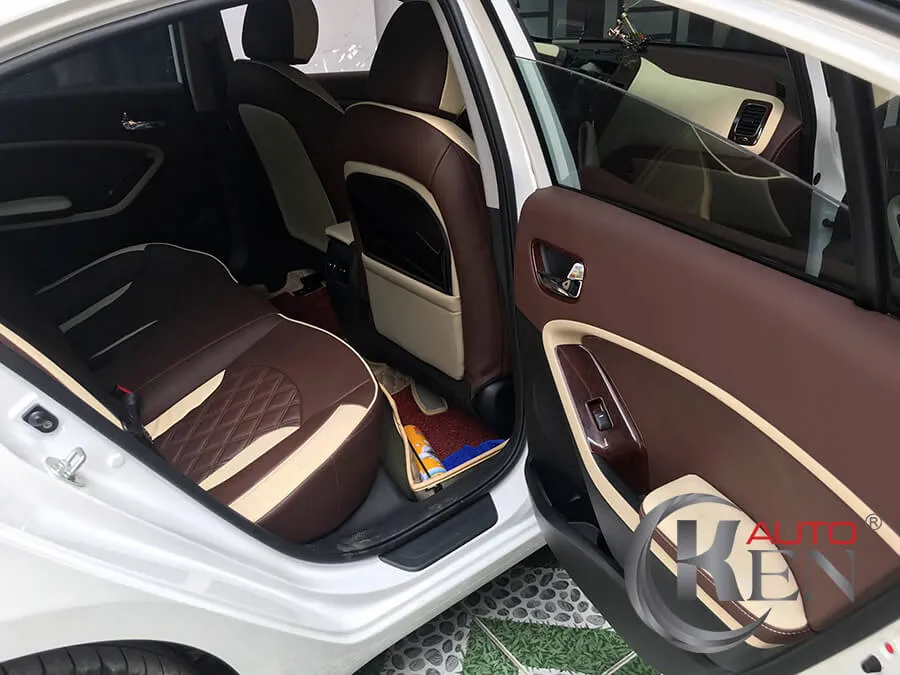 Dán toàn bộ nội thất tạo sự đồng bộ và nâng tầm đẳng cấp xe