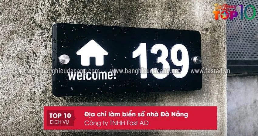 Công ty TNHH Fast AD là một địa chỉ làm biển số nhà Đà Nẵng uy tín với trang thiết bị hiện đại