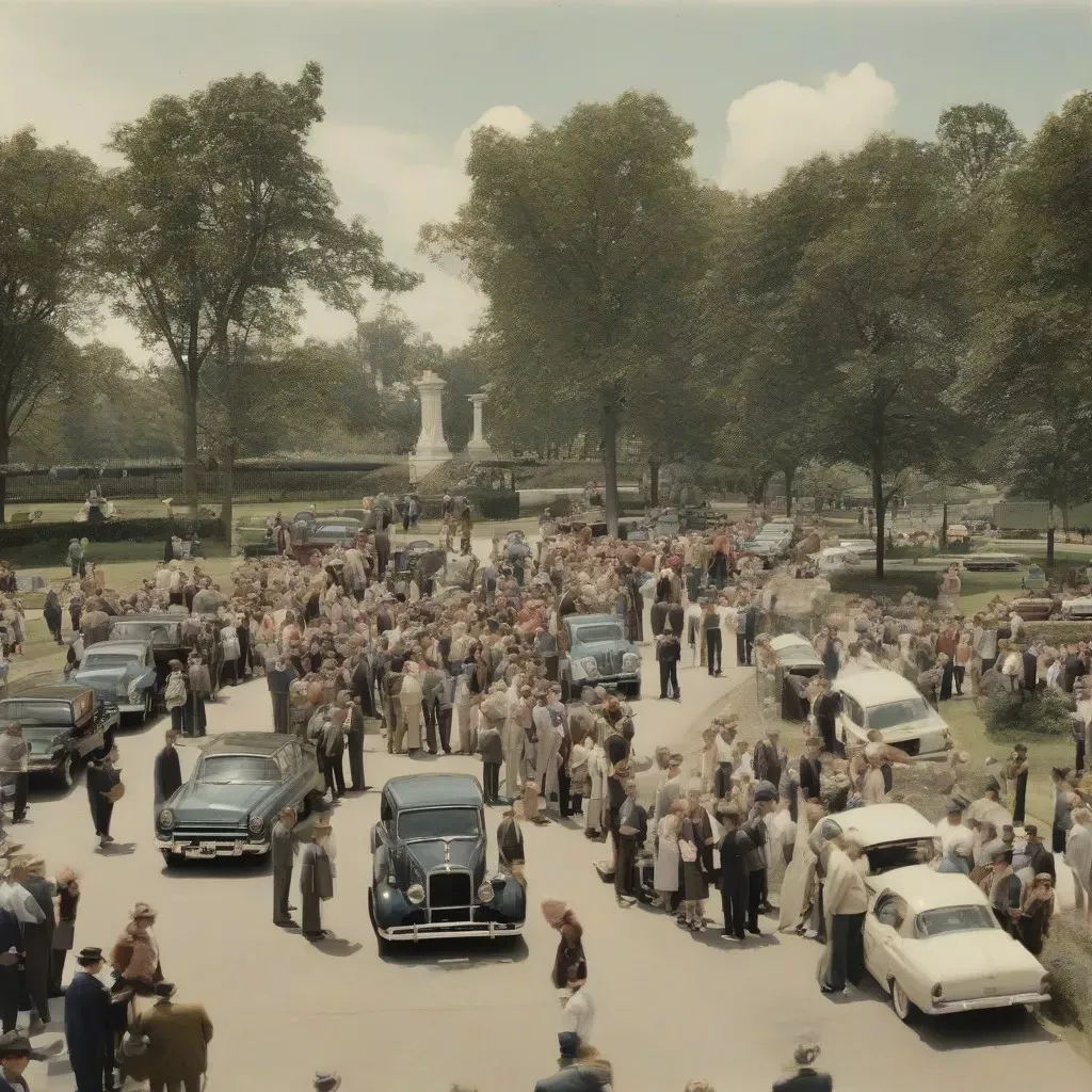 Công viên Thủ Lệ đông đúc, nơi nhiều người cần gửi xe ô tô