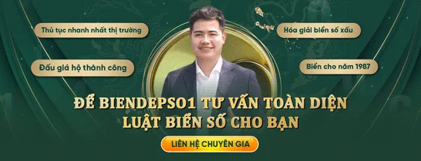 Liên hệ chuyên gia để được tư vấn các vấn đề về biển số xe