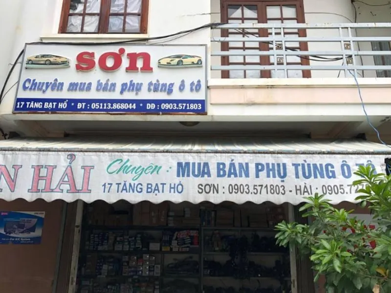 Cửa hàng phụ tùng ô tô Sơn Hải