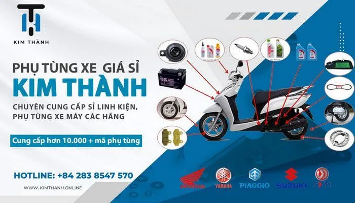 Cửa hàng phụ tùng xe máy chính hãng Kim Thành