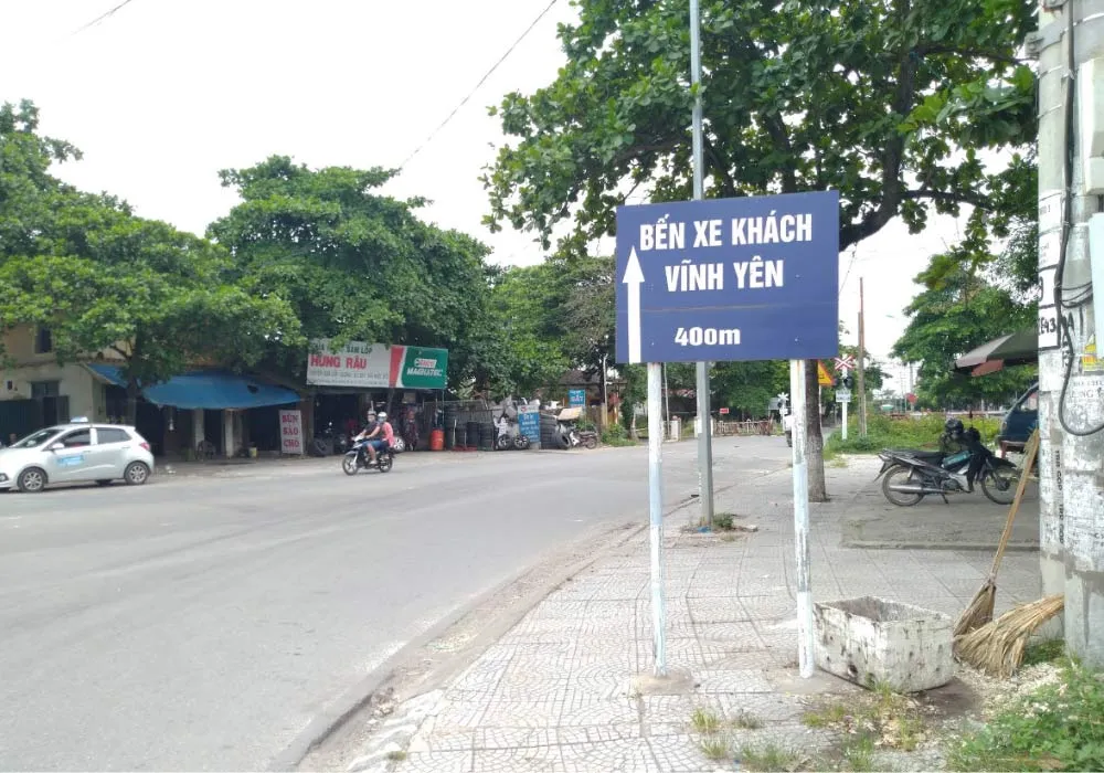 Bến xe Vĩnh Yên vị trí trung tâm dễ tìm