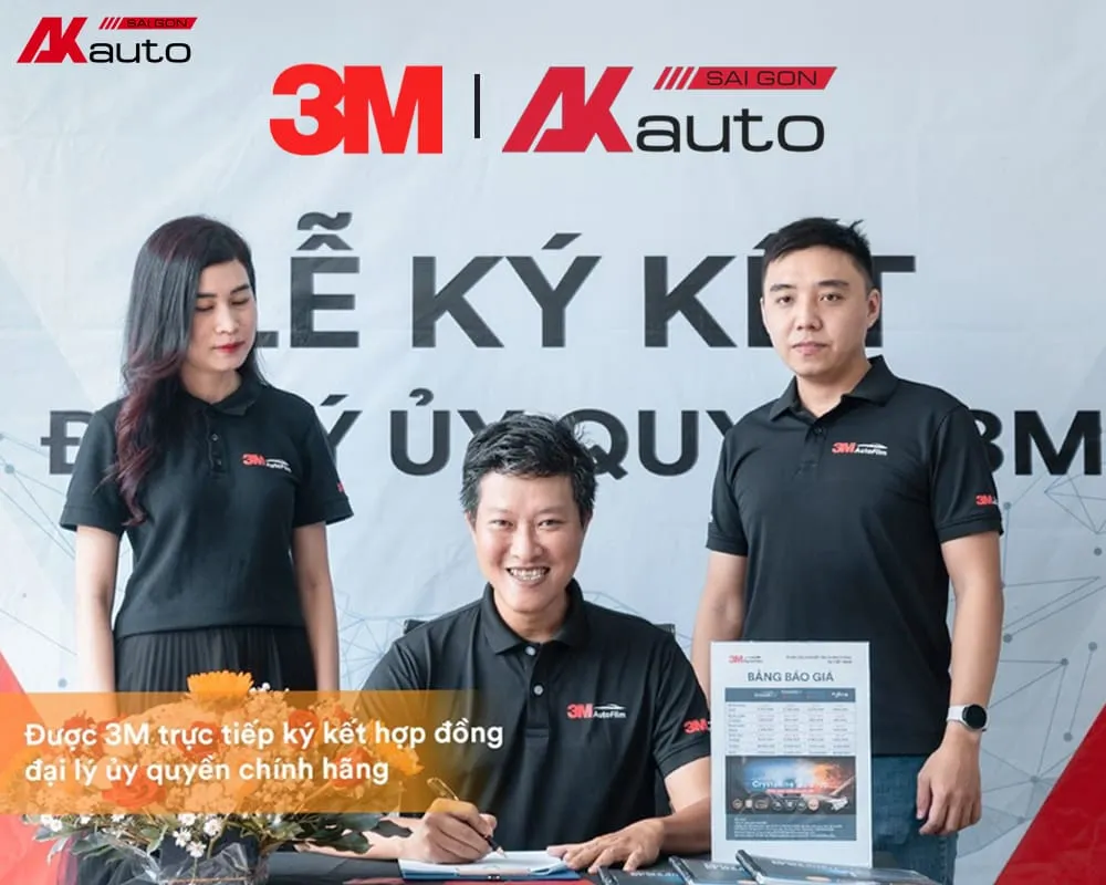 AKauto là đại lý ủy quyền phim cách nhiệt chính hãng