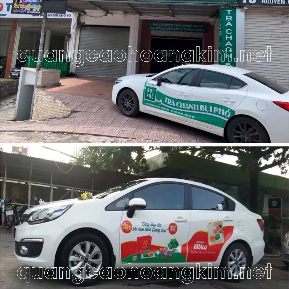 Decal ô tô màu matte sang trọng