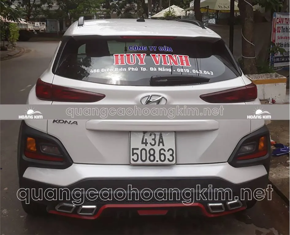 Xe bus dán decal quảng cáo sự kiện