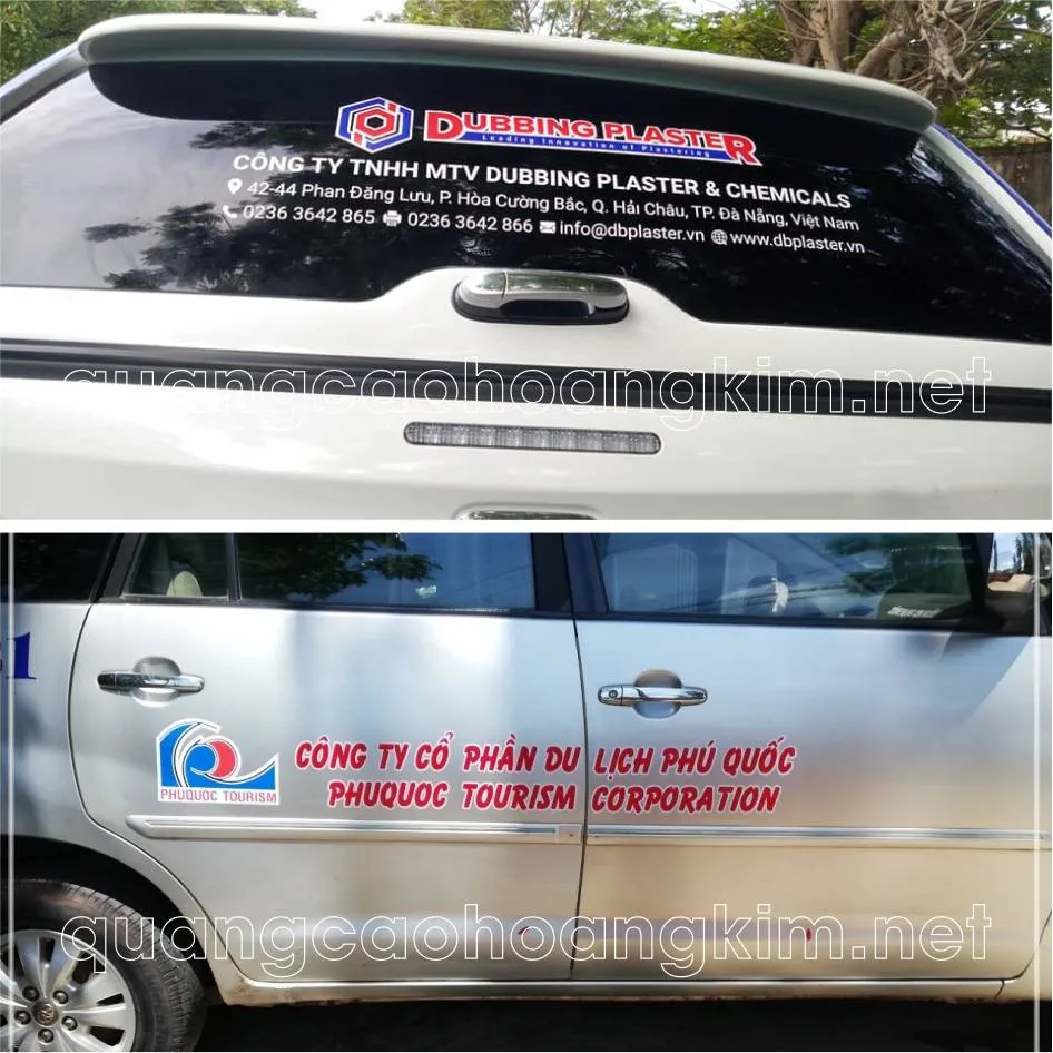 Decal ô tô phong cách tối giản