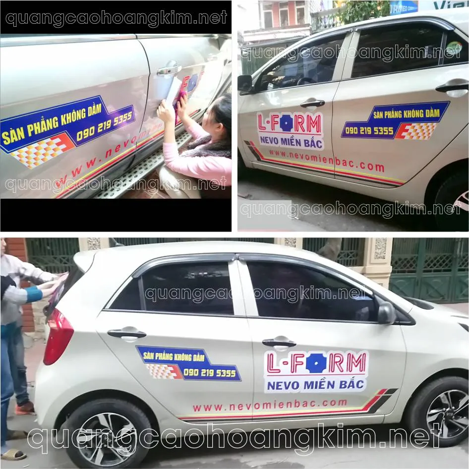 Các mẫu decal ô tô đa dạng phong cách