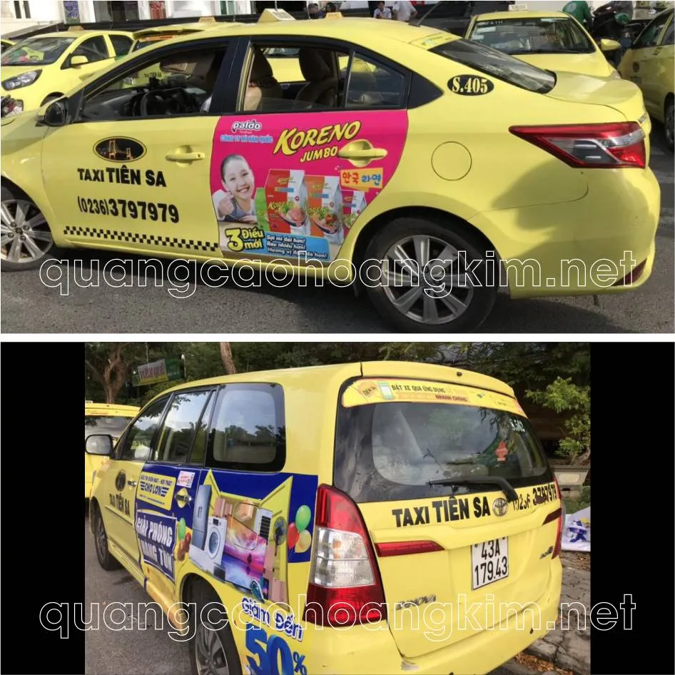 Decal ô tô phong cách minimalist