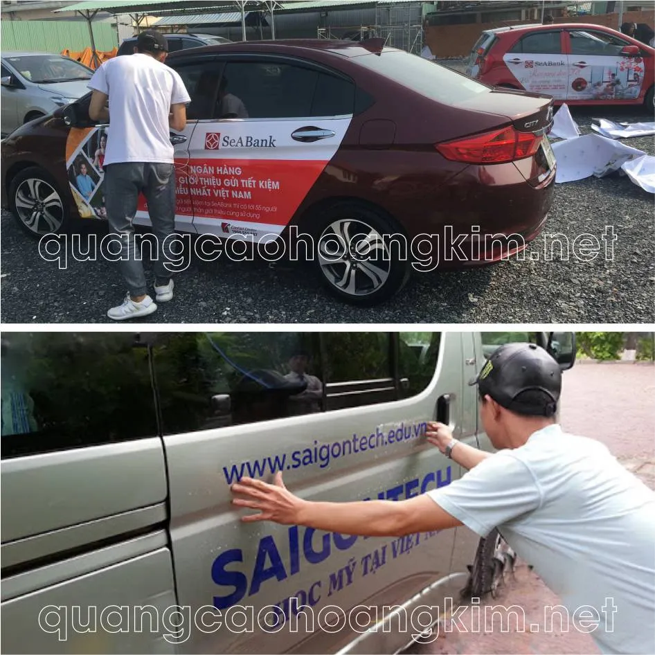 Quy trình thi công decal ô tô chuyên nghiệp