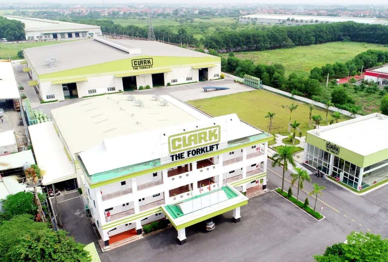 Dây chuyền sản xuất hiện đại tại hệ thống nhà máy Clark Hải Dương.