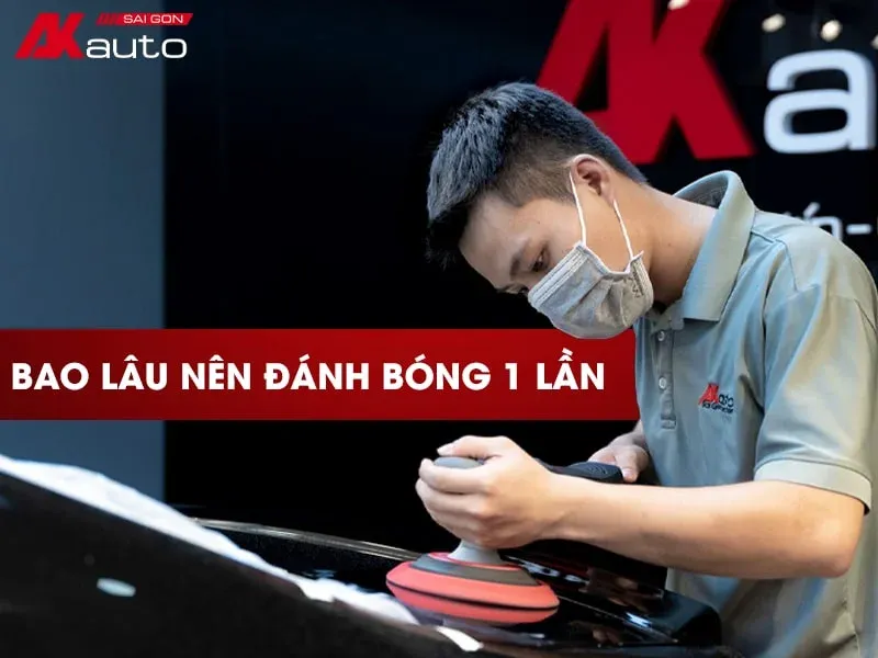 Bảo lâu nên đánh bóng xe ô tô?