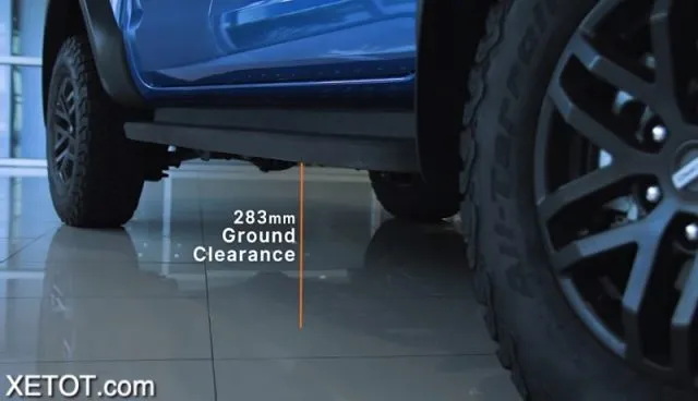 Hình ảnh Ford Ranger Raptor lội nước 850 mm ấn tượng