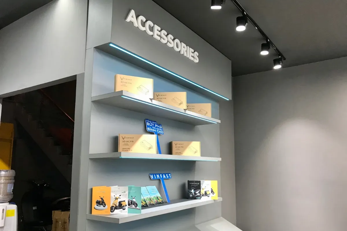 Khu vực phụ tùng chính hãng tại đại lý 3S