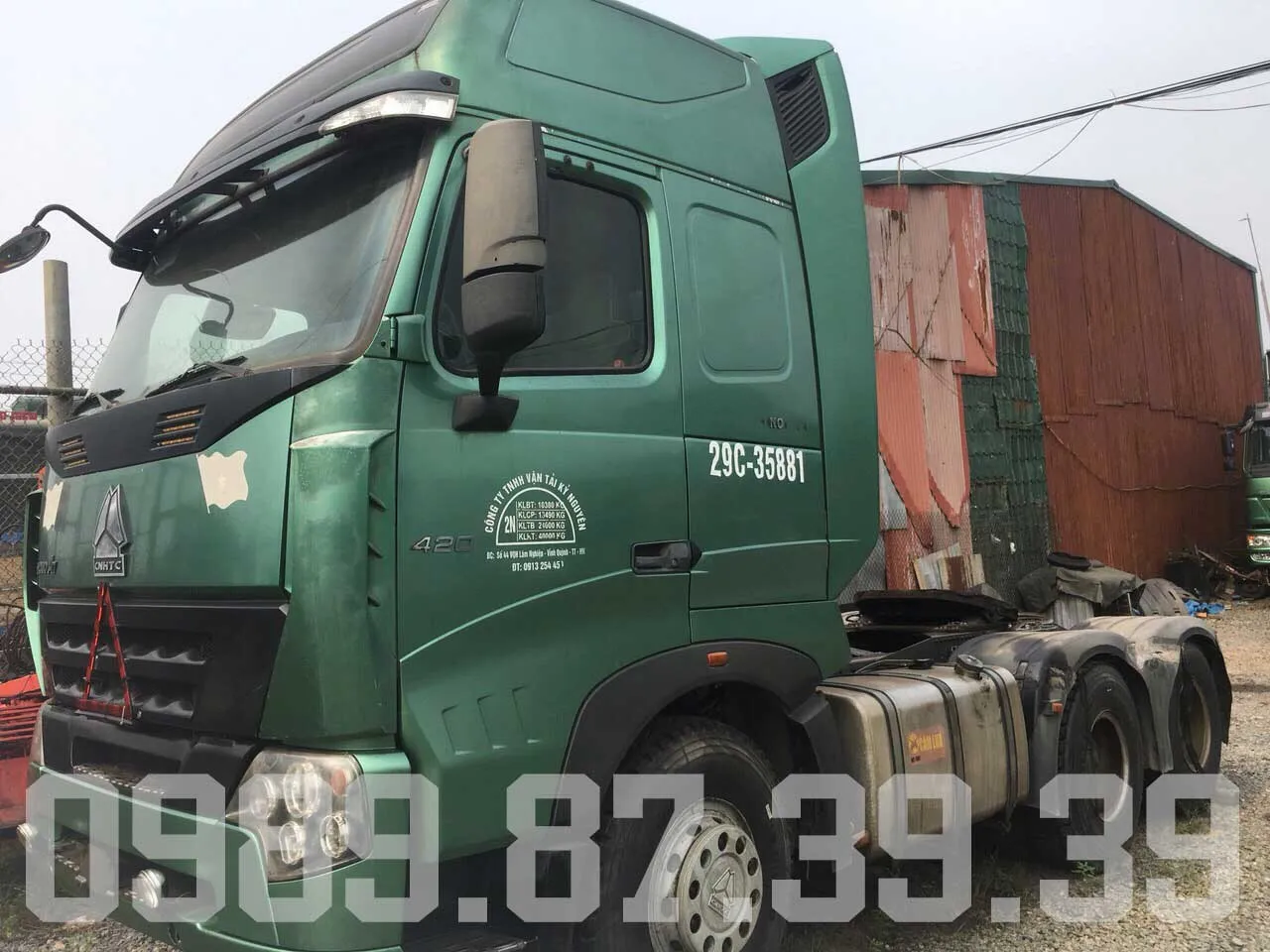 bán xe đầu kéo howo a7 420 cũ