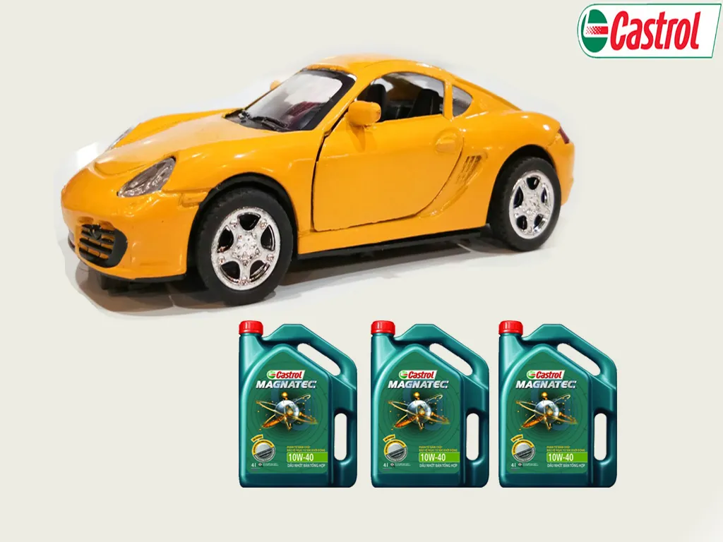 Dầu nhớt ô tô Castrol 10w40 nhập khẩu chính hãng