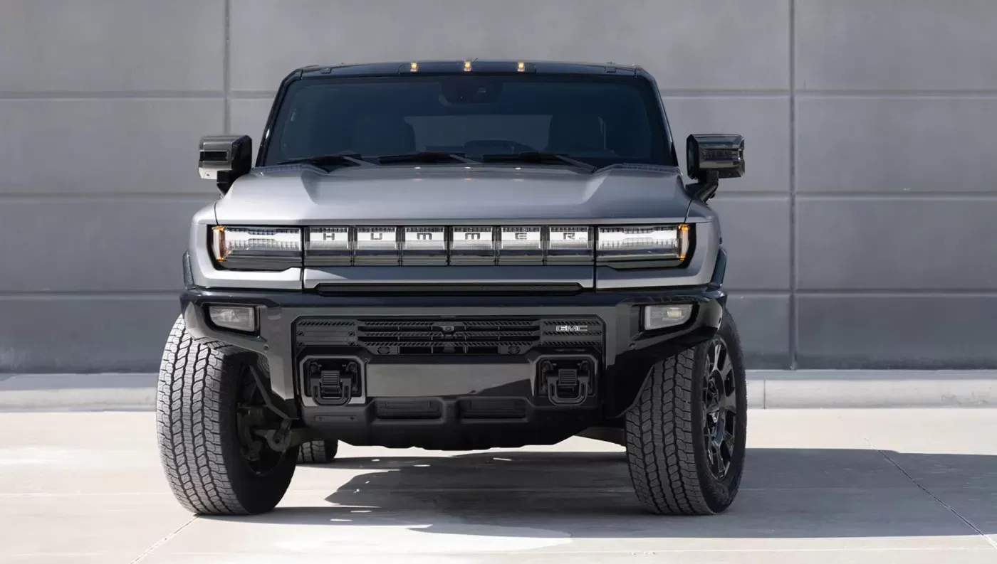 Cận cảnh đầu xe GMC Hummer EV tương lai