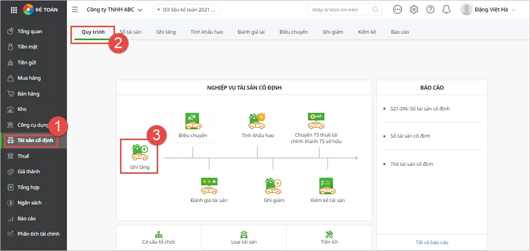 Demo phần mềm kế toán 2