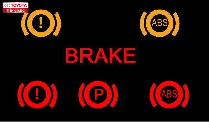Đèn báo lỗi hệ thống phanh (Brake) trên bảng điều khiển các loại đèn báo trên ô tô